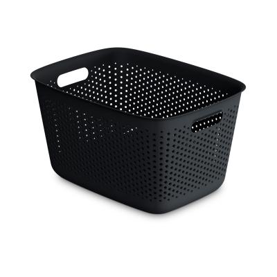 Košík OPEN STORE, černý, 17 l, 39 x 29 x 22 cm