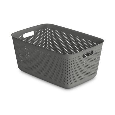 Košík OPEN STORE, šedý, 45 l, 39,5 x 58 x 26,5 cm