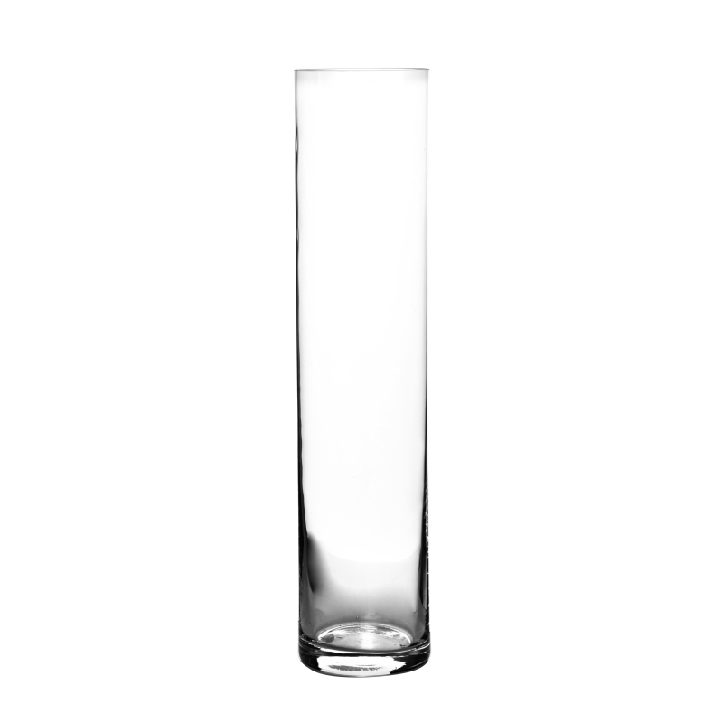Wazon szklany cylinder 7,5xh34,5cm       17/7742