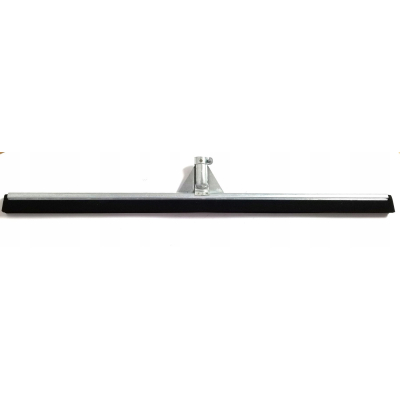 Vloertrekker CLINN, verzinkt staal, zwart rubber, 75 cm