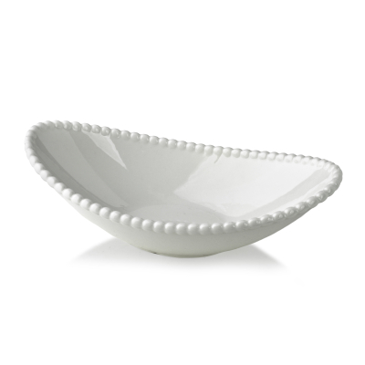 Bowl BASIC, cream porcelain, 26 x 14 x 8 cm, 430 ml