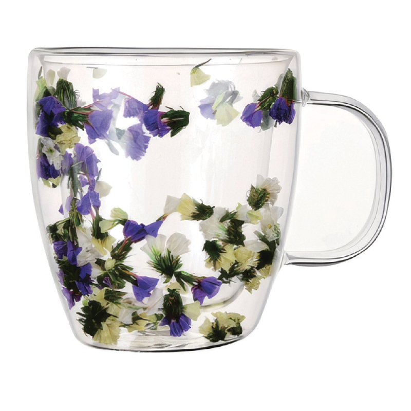 PETER FLOWERS Kubek 350ml podwójne ścianki 9x13x11cm
