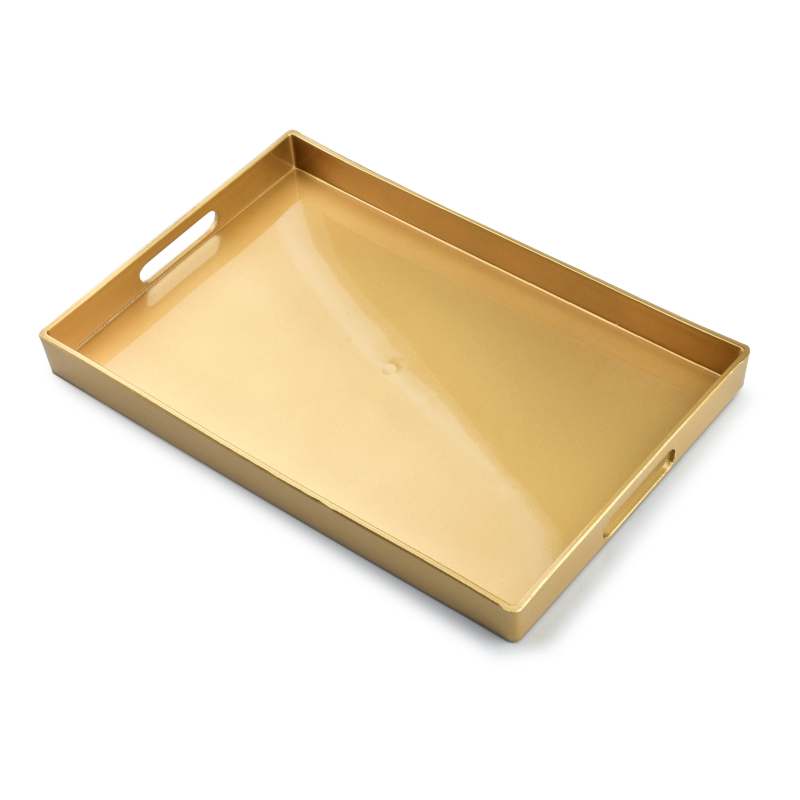 BLANCHE GOLD dekoratives Tablett 40x26xh3.5cm