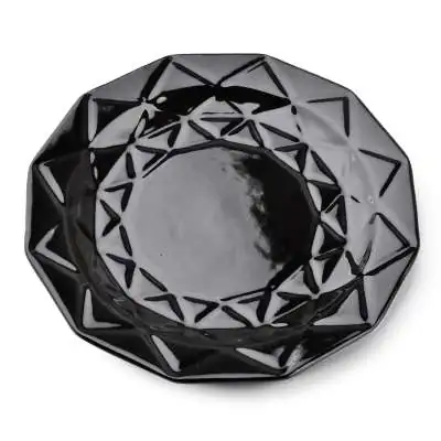 ADEL BLACK Talerz obiadowy 24cm