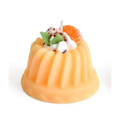 Świeca PYCHOTKA 6x4,5cm parafinowa żółta