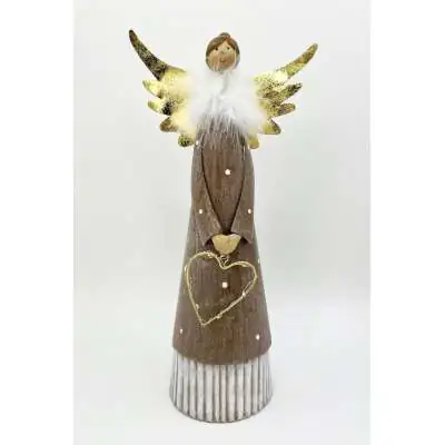 Plastic angel figurine12x38x19cm