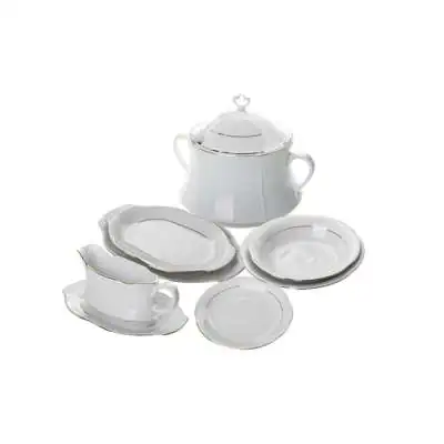 KAMELIA ZŁOTY PASEK Serwis Obiadowy 12osób...