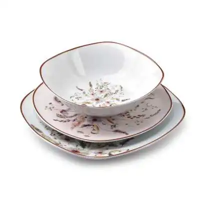 LEA BEIGE Eetset 18 stuks