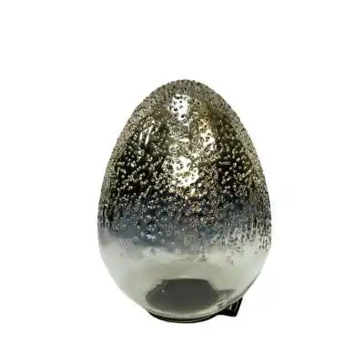 Glass egg 19x19x25cm