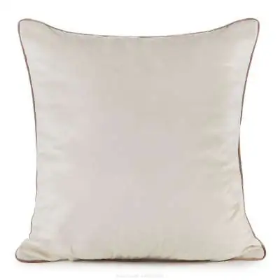 GAJA kussensloop 60x60cm crème/piping