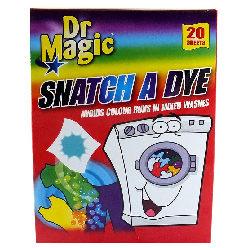 DR MAGIC Chusteczki 20szt absorbujące barwniki w wodzie SNATCH A DYE SHEETS