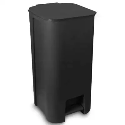 Kosz z pedałem 40L czarny