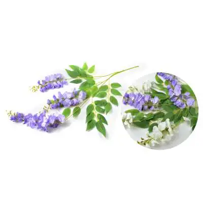 Kwiat sztuczny WISTERIA gałązka 55cmfioletowa