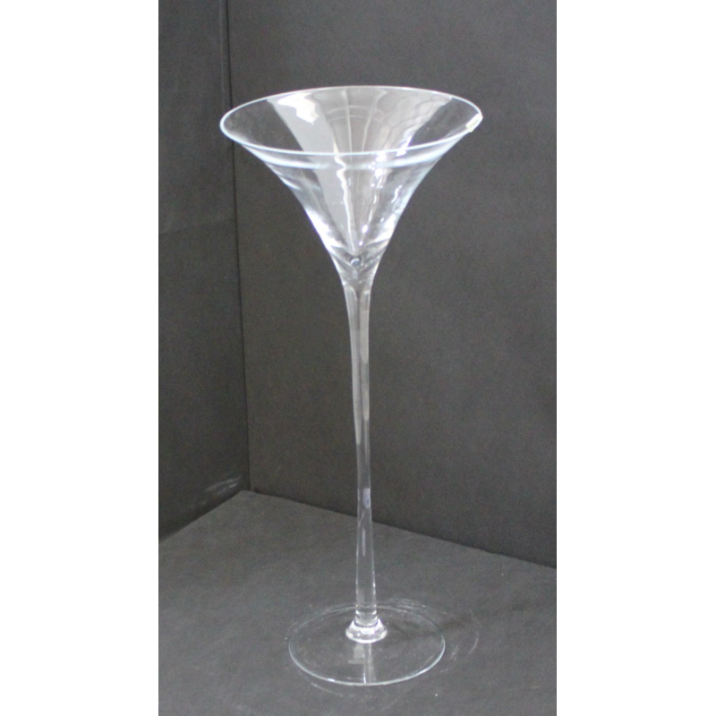 Wazon szklany kielich 24xh50cm martini 19/1052