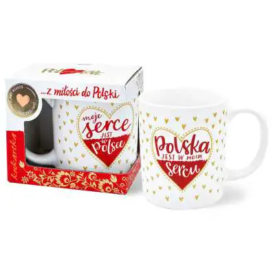 PREMIUM hrnek Q Polsko je v mém srdci