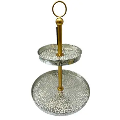 Metalinė lėkštė 30,5x30,5x47,5 cm