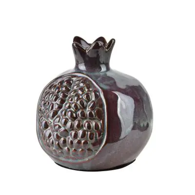 SAGGIO Figūra Granātābols 12x12x13cm purpursarkans