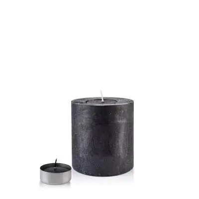 CANDLE LAMPION WALK 120X120 RUSTIC schwarz