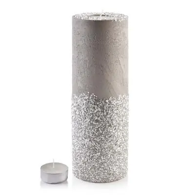 KERZENLATERNE ZYLINDER 120X360 DIAMANT LEINEN...